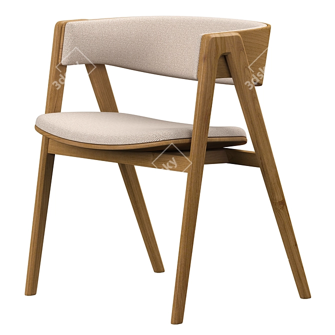 Modern Elegant Gala V Chair 3D model image 1