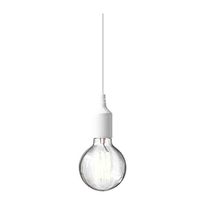 E27 Pendant Light Chandelier 3D model image 1