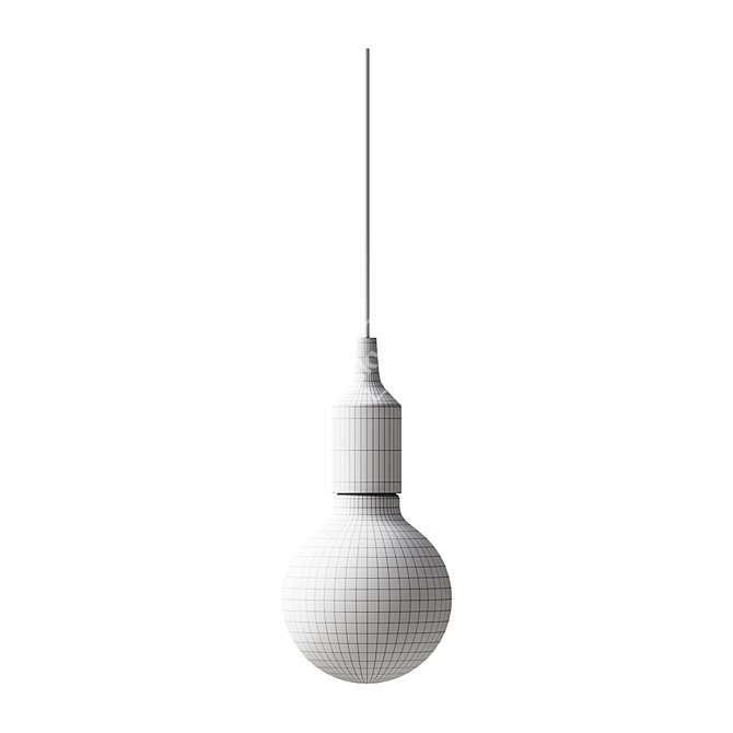 E27 Pendant Light Chandelier 3D model image 2