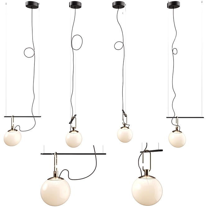 Modern NH Pendant Lamp Collection 3D model image 3