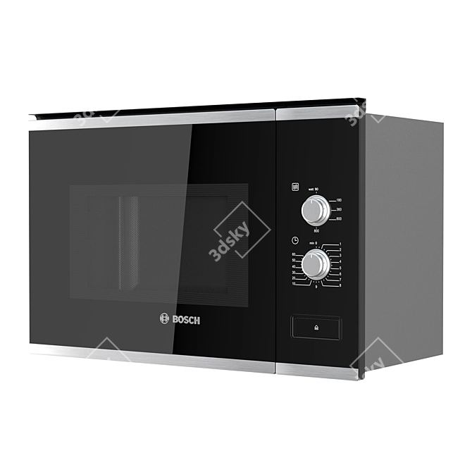 Bosch Serie 4 Built-In Microwave 3D model image 1