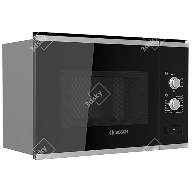 Bosch Serie 4 Built-In Microwave 3D model image 5