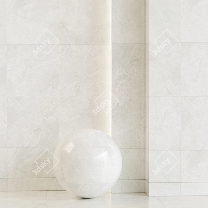 River Marble Stone Collection 3D model image 5