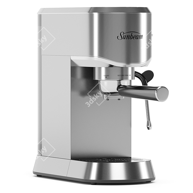 SUNBEAM Compact Barista - Innovative Espresso Machine 3D model image 3