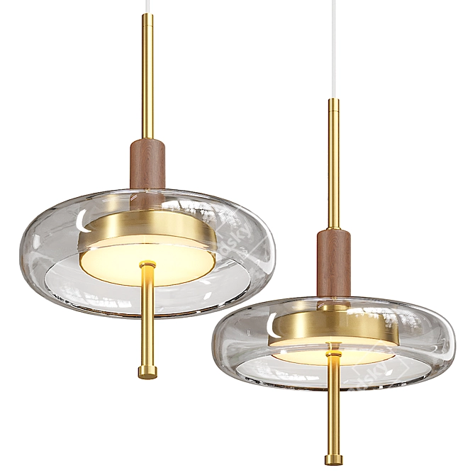 Modern Pendant Light Design MICO 3D model image 1