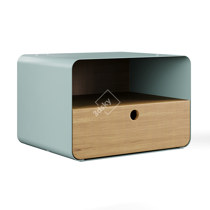 Eucalyptus Green Hanging Cabinet Jimi 3D model image 1