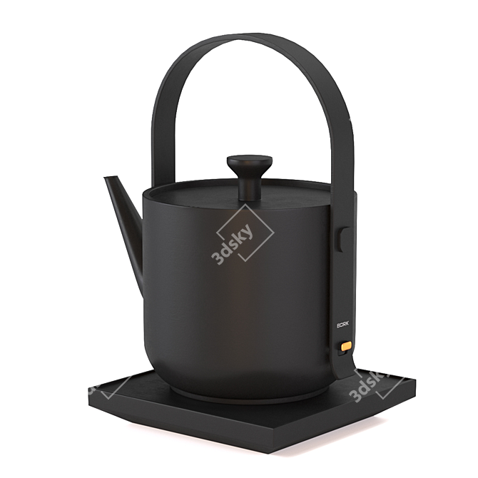 BORK K710 Black Teapot 3D 3D model image 3