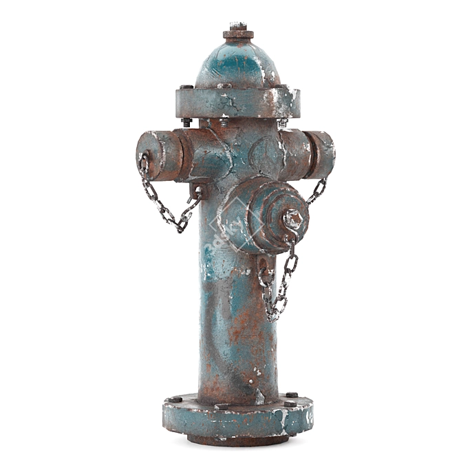 Corroded Hydrant 4k PBR Model 3D model image 3