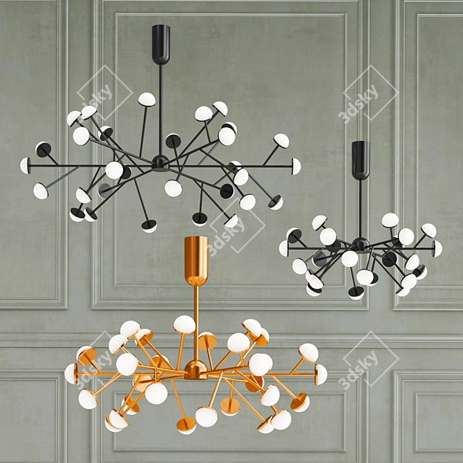 Sleek HILVI Lighting Fixture 3D model image 2