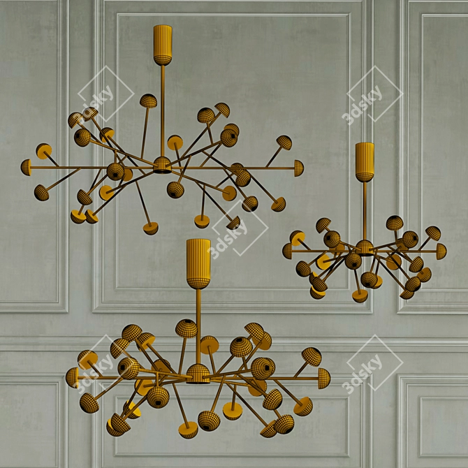 Sleek HILVI Lighting Fixture 3D model image 3