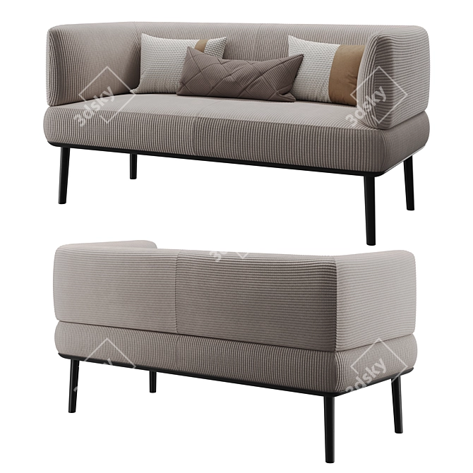 Modern Offecct Sou Sofa in Russian 3D model image 2