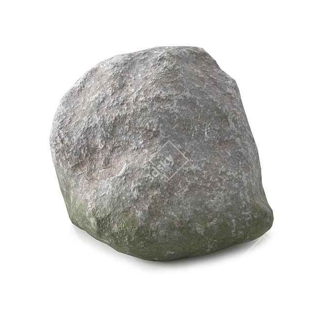 Modern Low Poly Stone Collection 3D model image 2