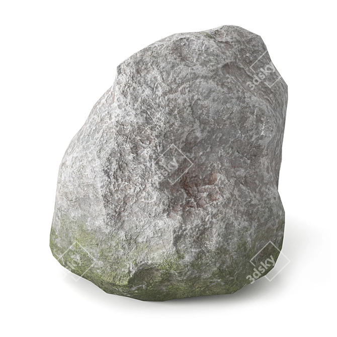 Modern Low Poly Stone Collection 3D model image 3