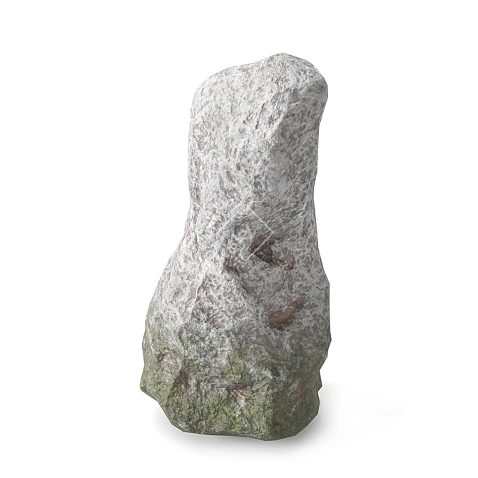 Modern Low Poly Stone Collection 3D model image 4