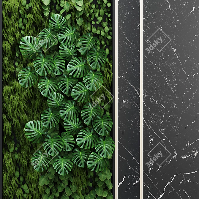 Vertical Garden Kit Set1 3D model image 3