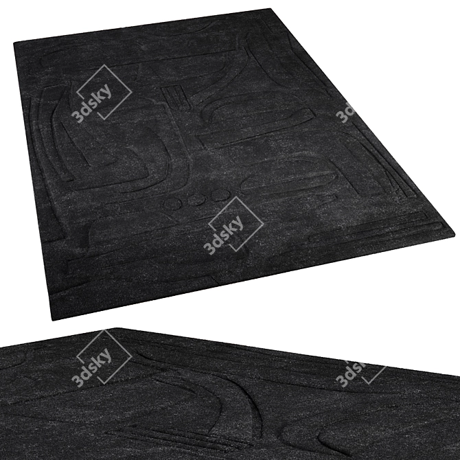 Modern Rug Design By Risbourg 3D model image 3