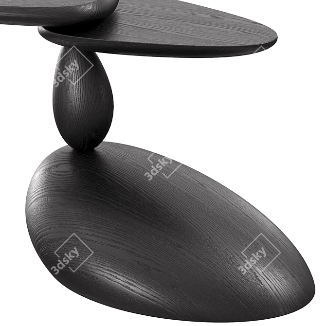 Woodzenart Oak Coffee Tables 3D model image 5