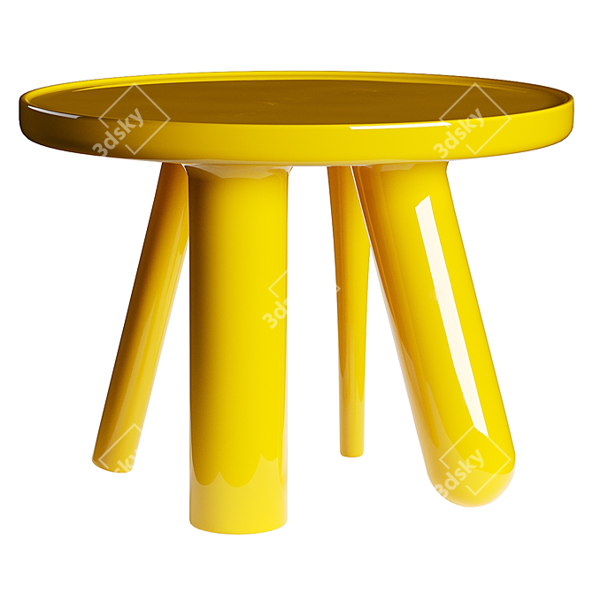 Cactus-inspired Modular Side Table 3D model image 4