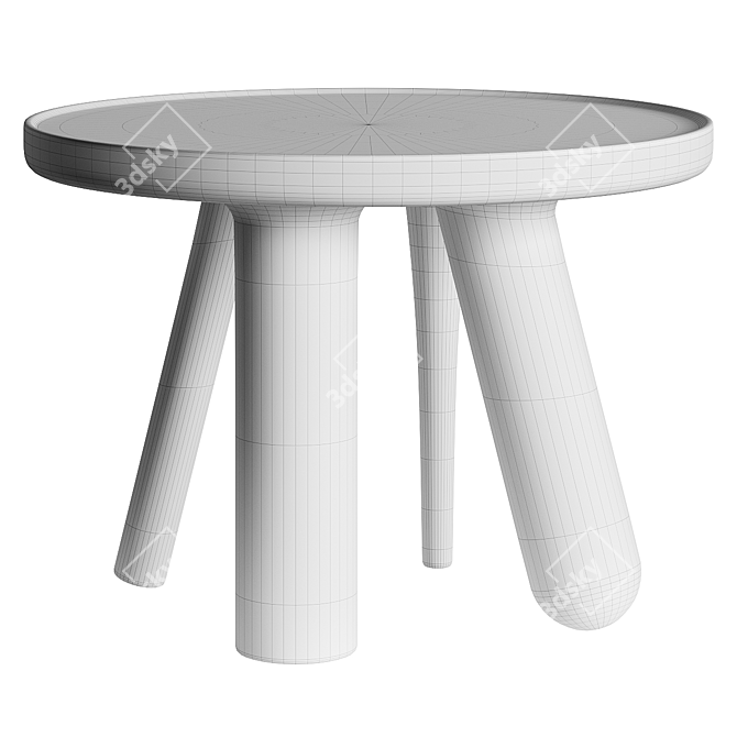 Cactus-inspired Modular Side Table 3D model image 5