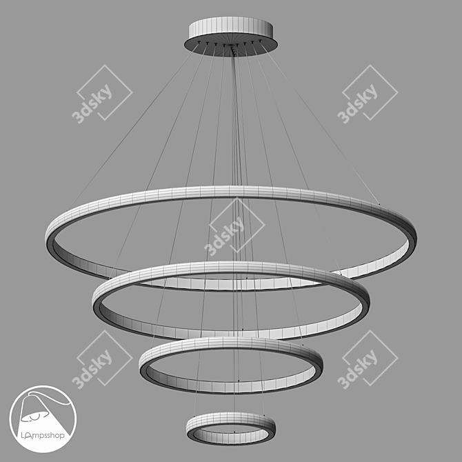 Lampsshop.ru Chandelier Light Ring D 3D model image 2