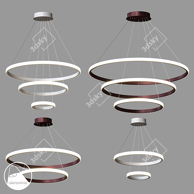 Lampsshop.ru Chandelier Light Ring D 3D model image 3