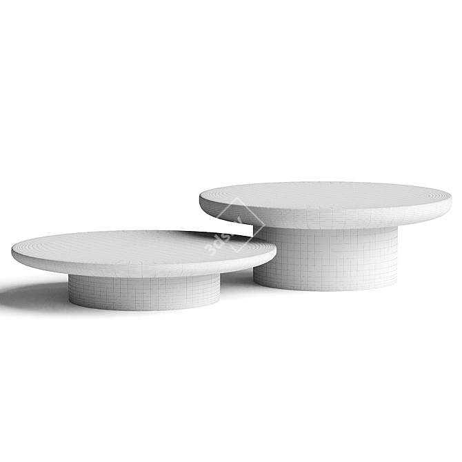 Sleek Collector Lessa Coffee Tables 3D model image 2