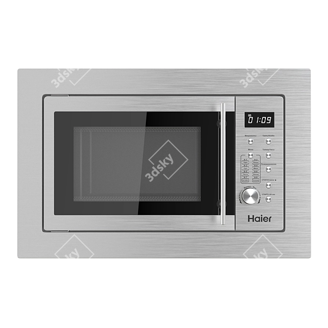 Haier Built-In Microwave Oven 3D model image 2