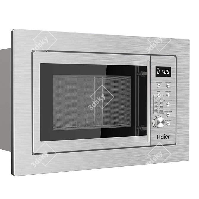 Haier Built-In Microwave Oven 3D model image 6