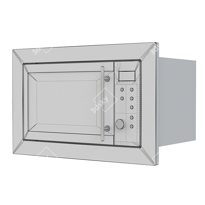 Haier Built-In Microwave Oven 3D model image 7