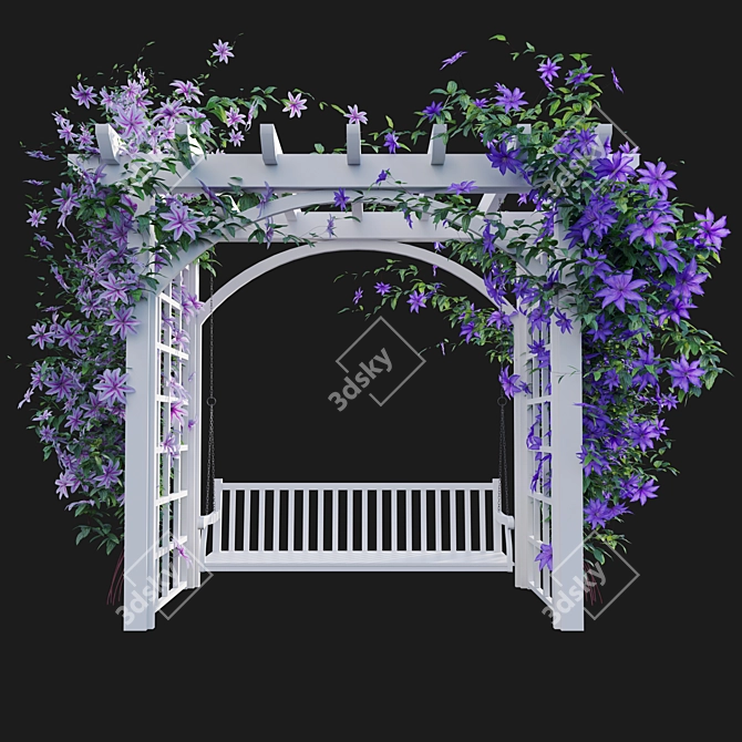 3D Clematis Plant Models - Complete Growth Solutions 3D model image 2