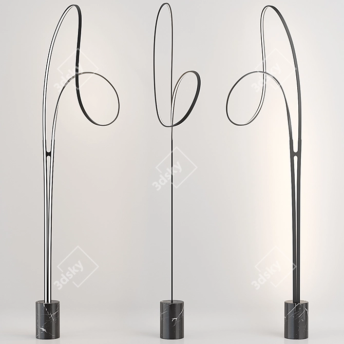 Autographe Floor Lamp by Roche Bobois 3D model image 3