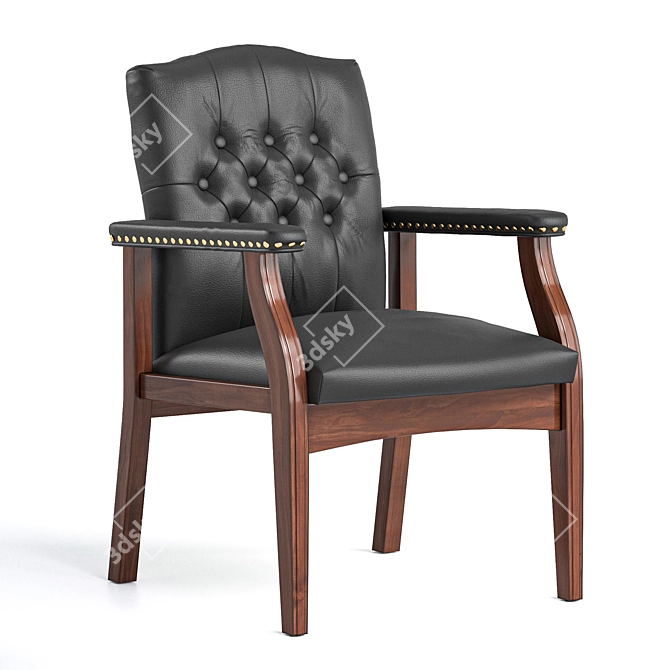 Ivy League Boss Office Chair 3D model image 1