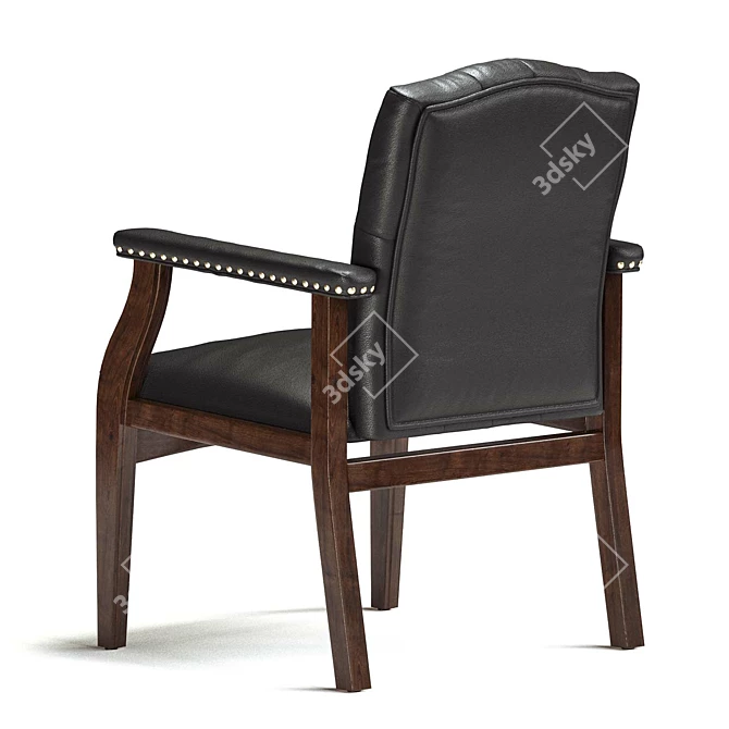 Ivy League Boss Office Chair 3D model image 7