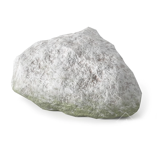 Low Poly Stone Set 02: PBR Materials 3D model image 3