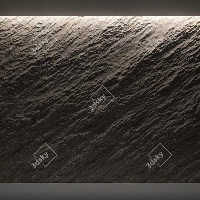 Rock Wall Material Collection 3D model image 3