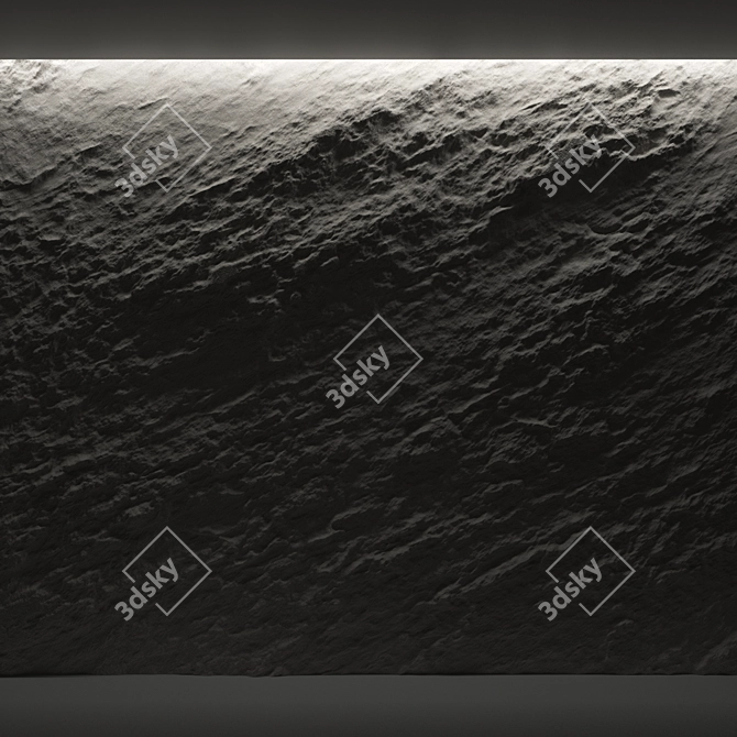 Rock Wall 3D Materials Pack 3D model image 3