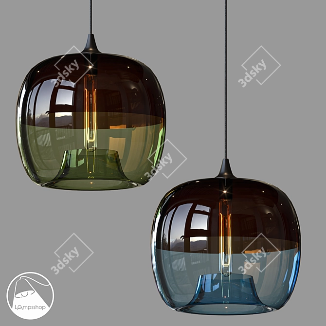 Scandinavia Pendant Light Fixture 3D model image 1