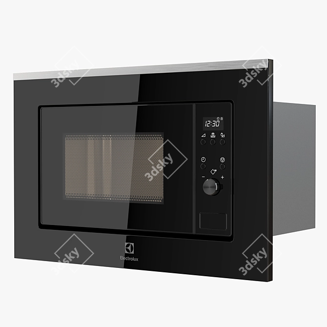 Haier LMS2203EMX Built-In Microwave 3D model image 1