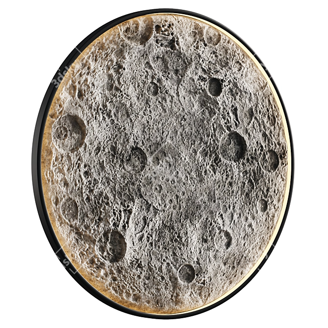 Lunar Decorative Sculpture 2015 3D model image 2