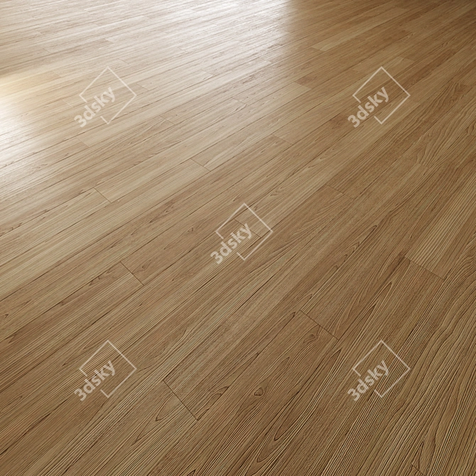 Premium Oak Floor Textures Pack 3D model image 4