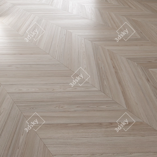 Oak Parquet Pack | 4 Layouts 3D model image 2