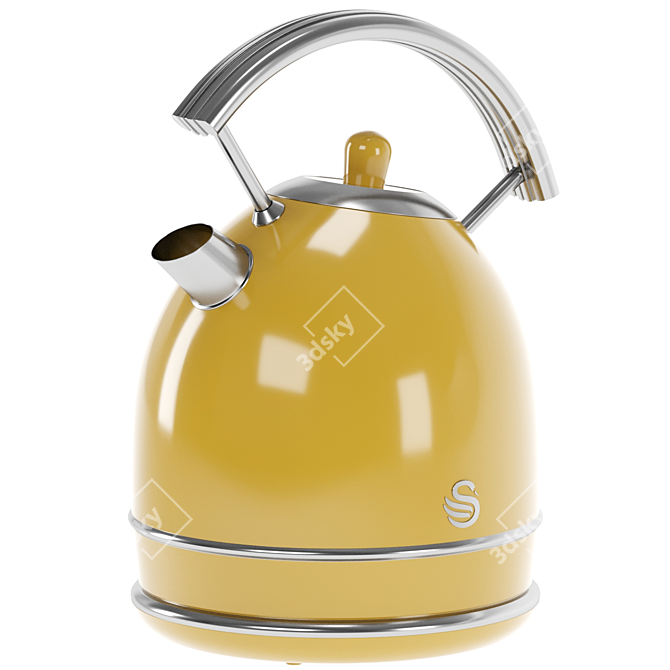 SWAN Kitchen Appliance 3Ds Max 3D model image 4