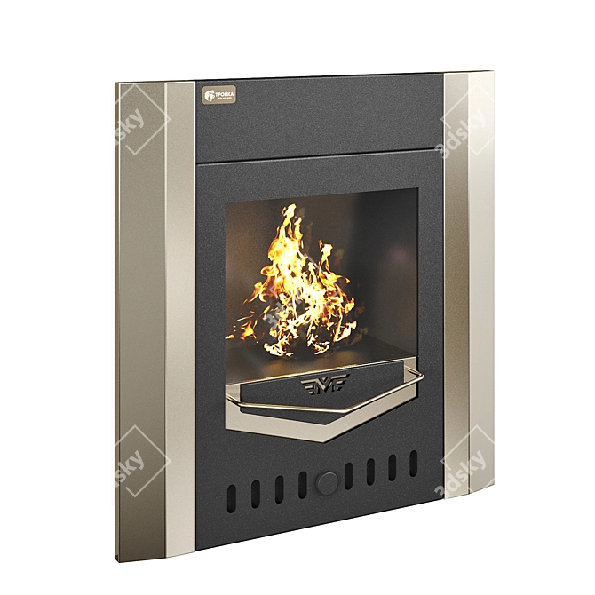 Traditional Russian Bath Stove	product 3D model image 2