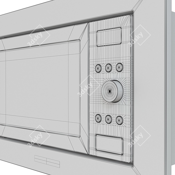 Kuppersberg HMW 615 B Microwave 3D model image 7