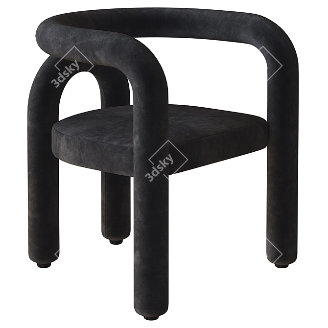 Elegant 3D Acia Chair Model 3D model image 3