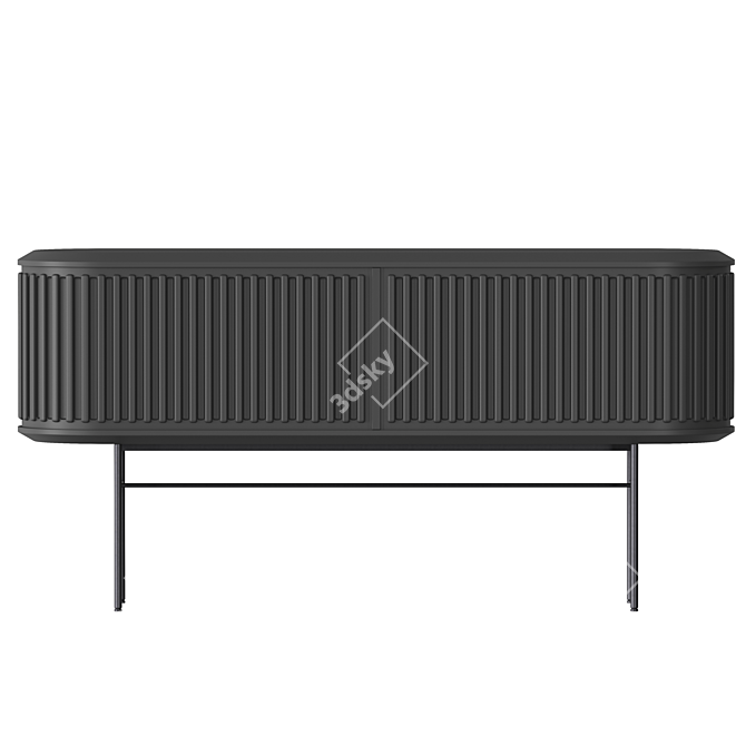 Sleek Vray Sideboard Design 3D model image 3