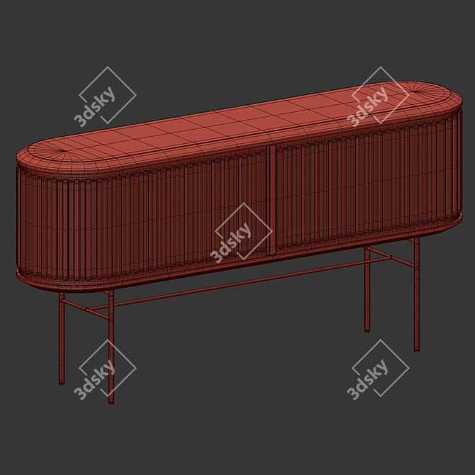 Sleek Vray Sideboard Design 3D model image 4