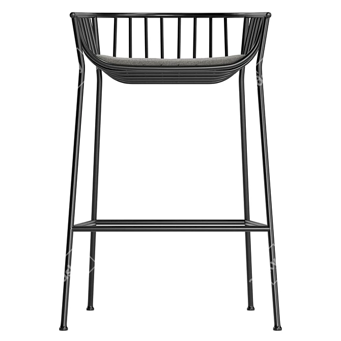 Jeanette Modern Bar Stool 82.5cm 3D model image 2