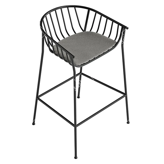 Jeanette Modern Bar Stool 82.5cm 3D model image 5