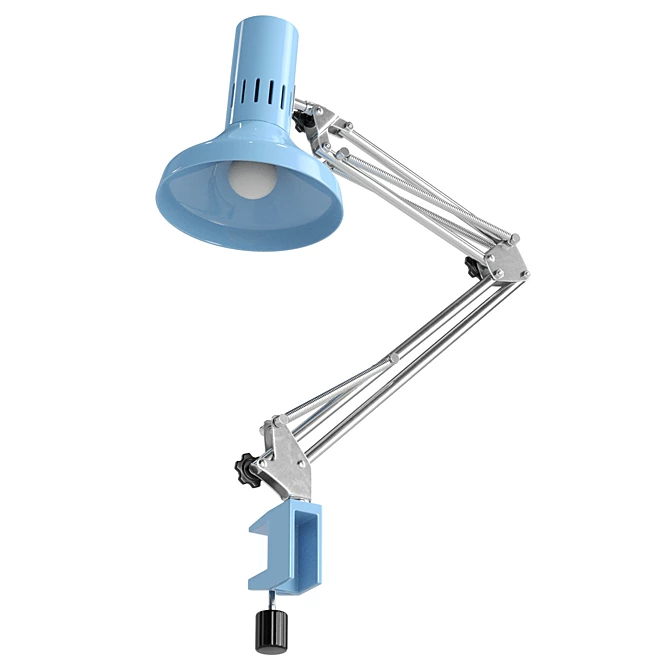 Era Table Lamp Blue Glass 3D model image 4